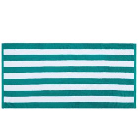 Beach Towel, 4 Pack Oversized Beach Towels, 30 x 60 in Cabana Striped Large Pool Towel, 100% Cotton Soft and Quickly Dry Thick Swimming Towels