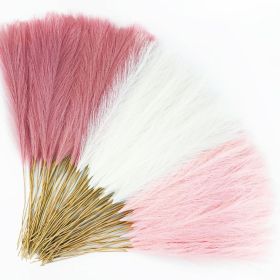 150pcs Pink Faux Pampas Grass