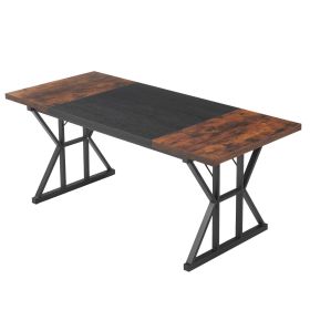 Executive Desk 70.9 x 31.5 inch, Large Computer Desk PC Workstation for Home Office
