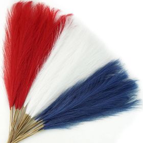 30pcs 4th of July Decorations Faux Pampas Grass