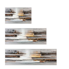 Three-piece Kitchen Rug Set for Entrances/Hallways/Bathrooms (Color: As pic show, Type: Style H)