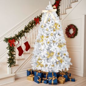 7.5 FT Artificial Christmas Tree with DIY 400 Warm White LED Lights (default: default title)